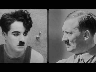 But when Chaplin and Hitler look at each other - The Real Charlie Chaplin