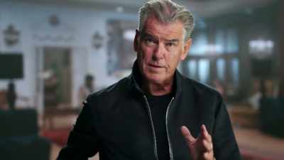 But Comfort assures him
a gun to the head - History's Greatest Heists with Pierce Brosnan