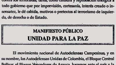 But he did sign
a key AUC document - Drug Lords: The Next Generation