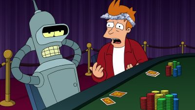 But you didn't even look at your cards - Futurama: Into the Wild Green Yonder