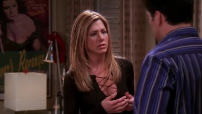 But do you think maybe on some level you don't want to take off my bra - Friends