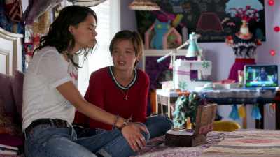 But he does have a boat,
has a pet bird, so... - Andi Mack