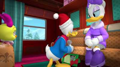- But, Donald...
- [CONDUCTOR] All aboard! - Mickey and Minnie Wish Upon a Christmas