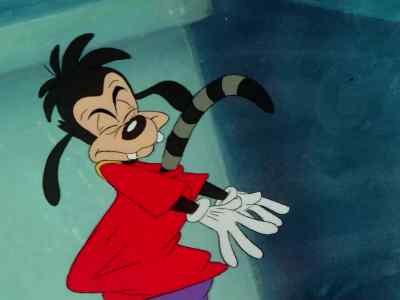 BUT DON'T HURT HIM, DAD.
HE'S HARMLESS. - Goof Troop