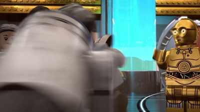 But eat fast, because after that,
it's a brisk walk around the sun deck. - Lego Star Wars Summer Vacation