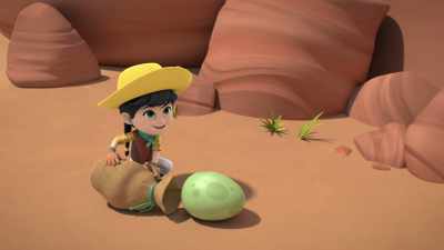 But your egg is safe and sound.
We promise. - Dino Ranch