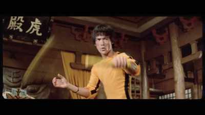 'But, as emphasised by Lee's
strong eye for the camera, - The Final Game of Death