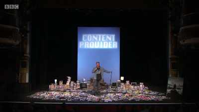 But, er, whatever your line of work,
whatever your politics, - Stewart Lee: Content Provider