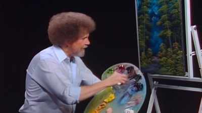 But every time
I gave him a two-minute cue, - Bob Ross: Happy Accidents, Betrayal & Greed
