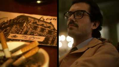 But first,
Bobby wants more practice. - History's Greatest Heists with Pierce Brosnan