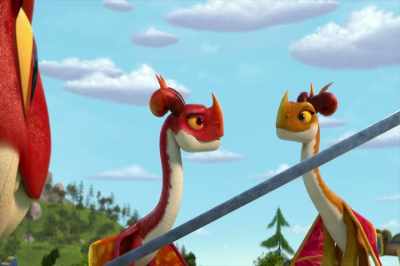 But first, we cleaned your Roost,
it's time to have fun. - Dragons: Rescue Riders