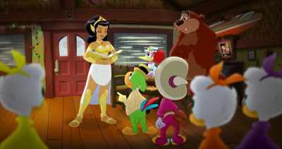 But first, we need Donald.
(snap fingers) - Legend of the Three Caballeros