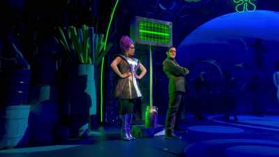 But when fish are scared,
they school together. - The SpongeBob Musical: Live on Stage!