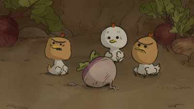But foxes don't eat turnips,
they eat chicks! - The Big Bad Fox and Other Tales