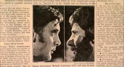 But Frank
didn't wanna testify. - Frank Serpico