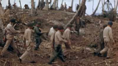 But General MacArthur
still isn't convinced. - The Pacific War in Color