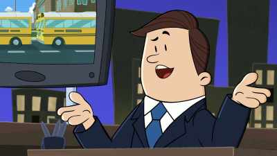 But George was on a bus
going to Camp Lake Summer Camp, - The Epic Tales of Captain Underpants