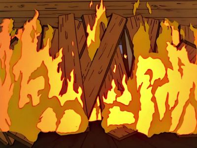 But Gloria is still inside! Save her! - The Simpsons