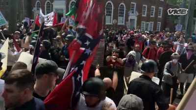 But you go from Charlottesville
in August 2017 - While The Rest Of Us Die