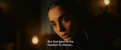 But God gave us the freedom to choose... - Cabrini