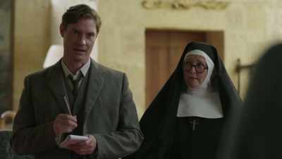 But Grace was last seen
alive with a mummer, - Sister Boniface Mysteries
