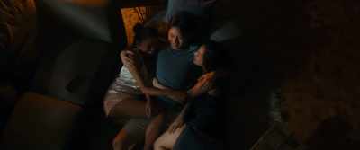 But you guys stay, sit, chat. - Throuple