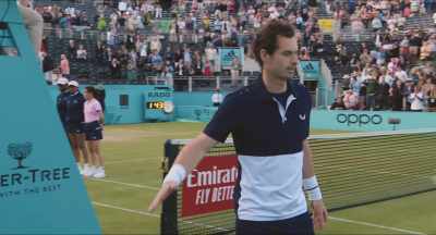 But this happy return
of Andy Murray continues. - Andy Murray: Resurfacing