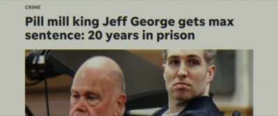 But he was also charged
with murder for a patient - American Pain