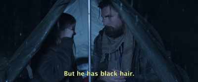 But he has black hair. - The Girl on the Mountain