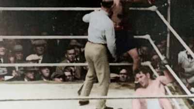 BUT HE DOESN'T MOVE
FOR FOUR CRUCIAL SECONDS. - America in Color