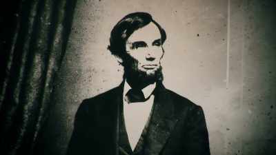 But he's also someone
who believed in - Abraham Lincoln