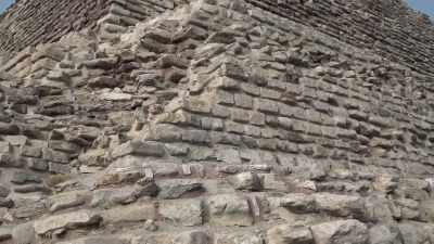 But as his new pyramid grew skyward, - Ancient Engineering