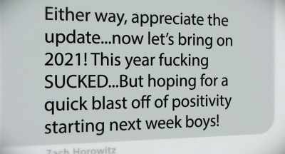 "But hoping for a quick
blastoff of positivity - Bad Actor: A Hollywood Ponzi Scheme