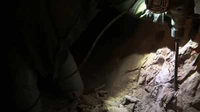 But, after hours of digging, - Outback Opal Hunters