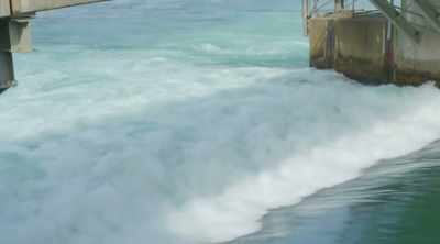 But after hours and off season,
the flow is reduced to half that. - World's Most Scenic River Journeys