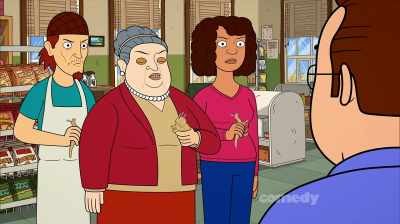 - But my house burned down!
- [scoffs] Your house was a dump. - Corner Gas Animated