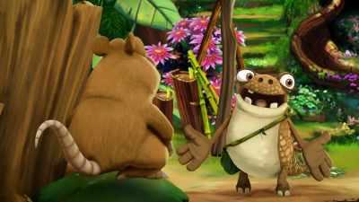 But how can Giganto pick up a tiny cup? - Gigantosaurus
