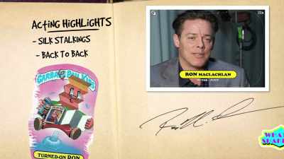 But I was 22 years old
when I auditioned for this. - 30 Years of Garbage: The Garbage Pail Kids Story