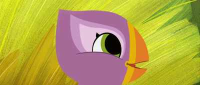 But I can do that, too!
I'm a good flyer. - Puffin Rock and the New Friends
