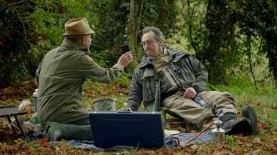 But I can make that...
— Mm, look tolerable? - Mortimer & Whitehouse: Gone Fishing