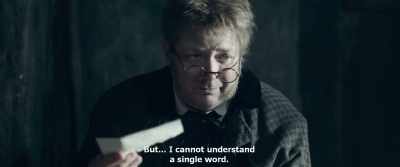 But... I cannot understand
a single word. - Gogol. Viy