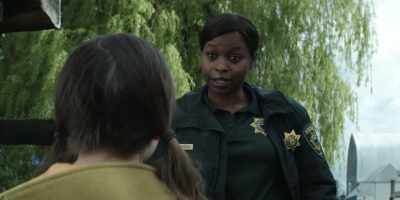 But I can't take a kid to go interviewa
killer. Now go hide over there. - Home Before Dark