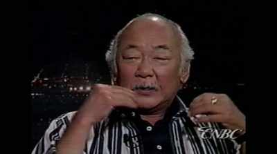 But I could feel,
and sense, and hear - More Than Miyagi: The Pat Morita Story