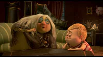 But I escaped
and talked my way - The Addams Family