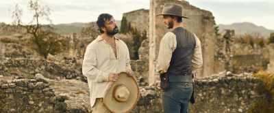 But if I go, I might
die, too. [chuckles] - Gunfight at Dry River