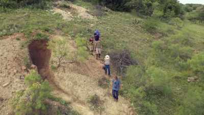 But I was immediately impressed
because he's hand‐digging - Beyond Oak Island