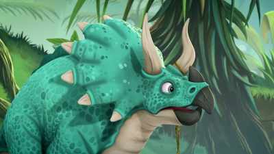 But if I had just played fair,
I wouldn't be stuck here. - Gigantosaurus