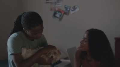 But I know your dad and I
promised you a dog, - Terror Lake Drive