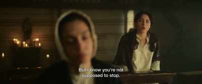 But I know you're not supposed to stop. - Cabrini