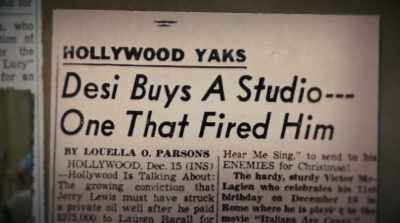 But I had only two choices.
Either quit or get bigger. - Lucy and Desi